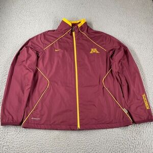 Minnesota Jacket Womens Large Nike Golden Gophers Storm Football Windbreaker